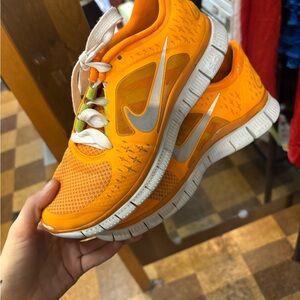 Nike Orange Athletic Shoes